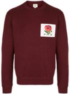 Kent & Curwen Embroidered Flower Patch Sweater