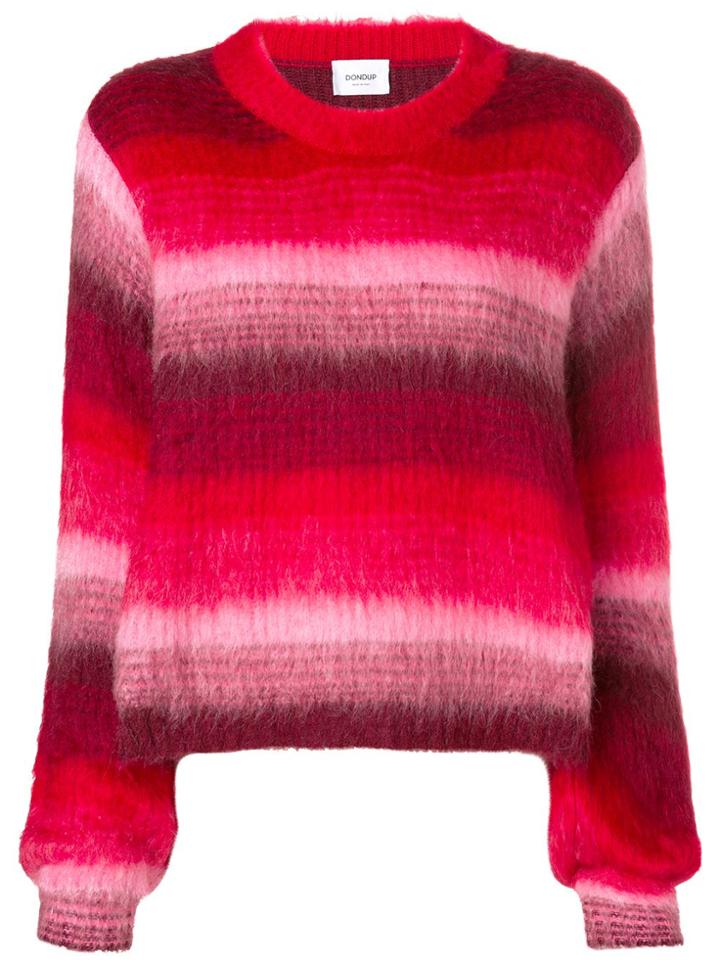 Dondup Striped Sweater - Red