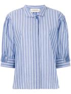 By Malene Birger Striped Oversized Shirt - Black