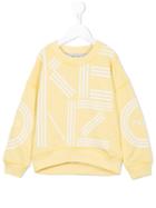 Kenzo Kids Printed Sweatshirt, Girl's, Size: 12 Yrs, Yellow/orange