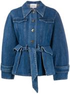 Nanushka Flying Pocket Denim Jacket - Blue