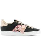 Hogl Embellished Lace-up Sneakers - Black