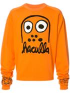 Haculla Logo Print Sweatshirt, Men's, Size: Small, Yellow/orange, Cotton