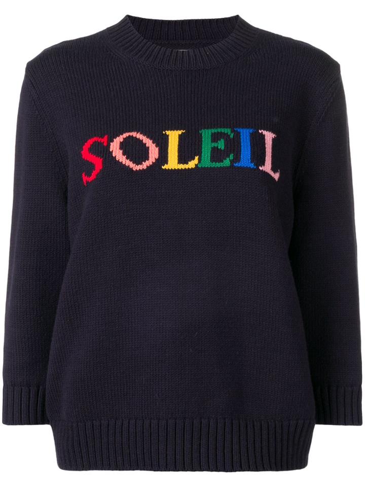 Chinti & Parker Soleil Knitted Sweater - Blue