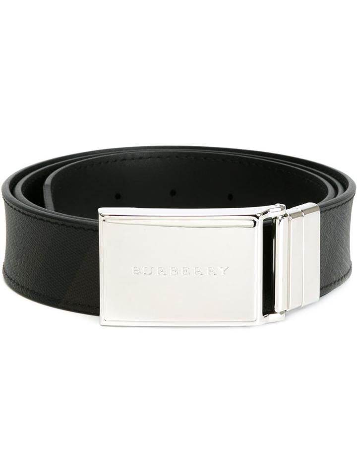 Burberry Logo Plaque Belt