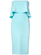 Likely - Fitted Cocktail Dress - Women - Polyester/spandex/elastane/rayon - 0, Blue, Polyester/spandex/elastane/rayon