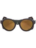 Moncler Eyewear Round Framed Sunglasses - Brown