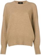 Maison Flaneur Crew Neck Sweater - Brown