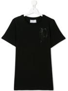 Philipp Plein Junior Teen Logo Studded T-shirt - Black