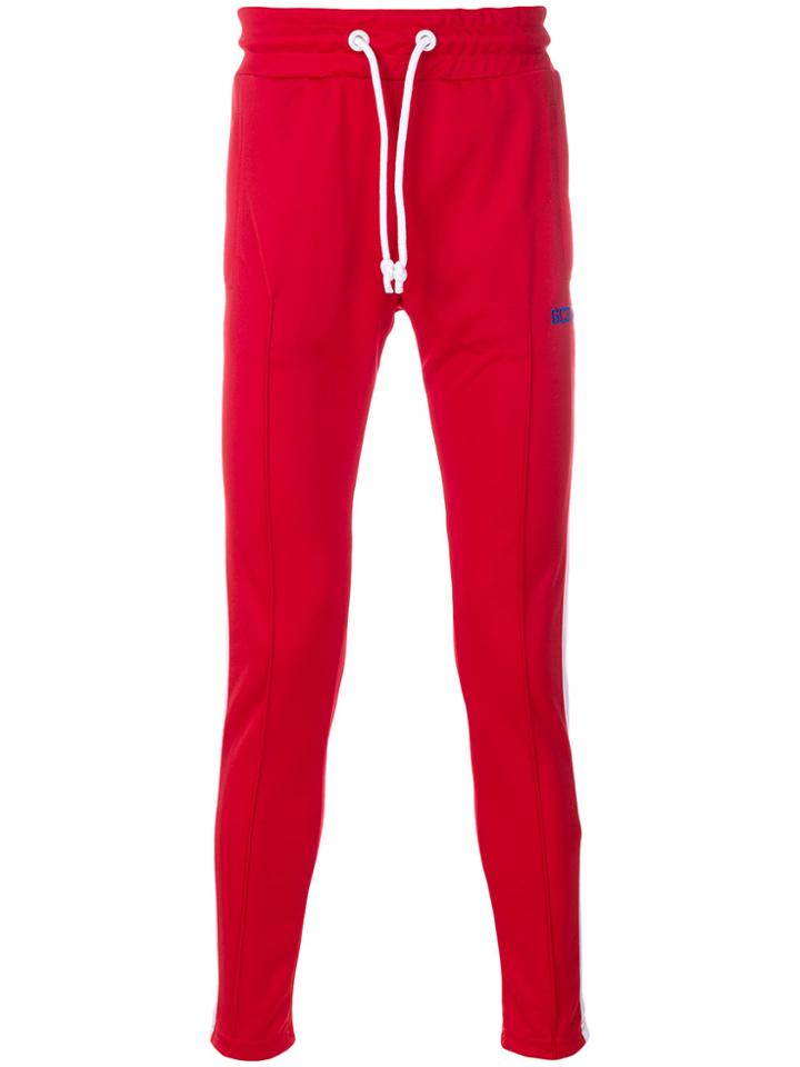 Gcds Logo Embroidered Fitted Track Pants