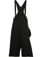 Yohji Yamamoto Outer Pocket Overalls, Women's, Size: 2, Black, Wool
