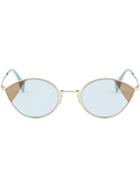 Fendi Cat Eye Sunglasses - Blue