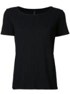 Nobody Denim Luxe Rib Tee Allure, Women's, Size: Xs, Black, Nylon/viscose
