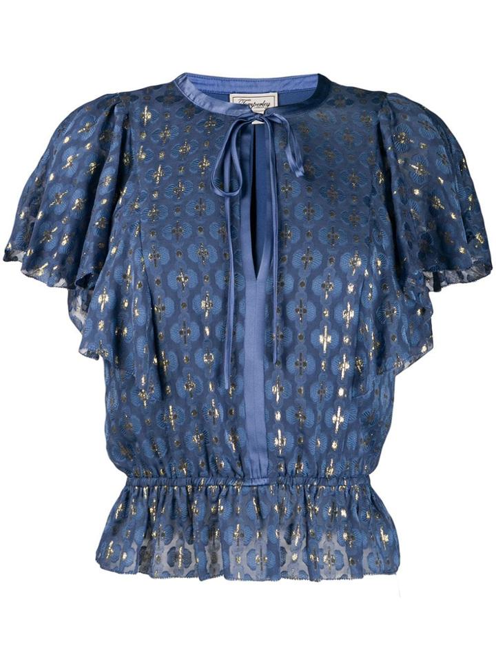 Temperley London Sukie Blouse - Blue