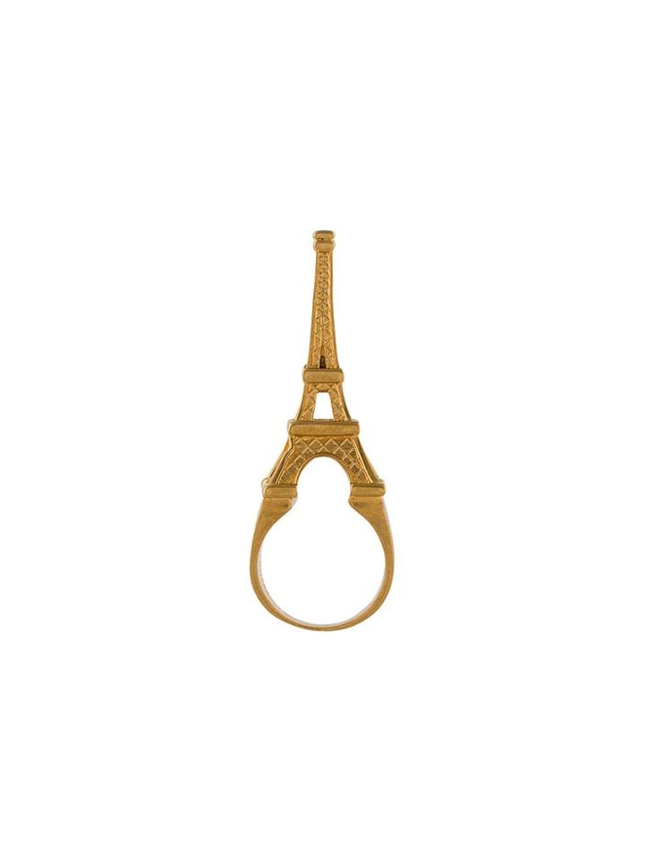 Balenciaga Paris Eiffel Tower Ring - Gold