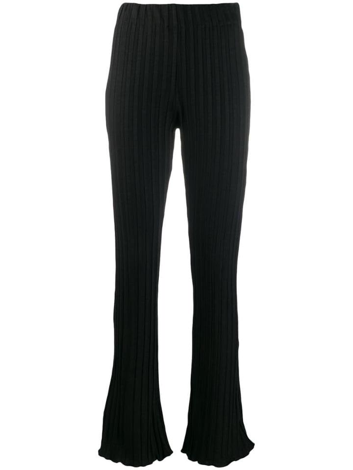 Simon Miller Flared Fitted Trousers - Black
