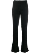 Simon Miller Flared Fitted Trousers - Black