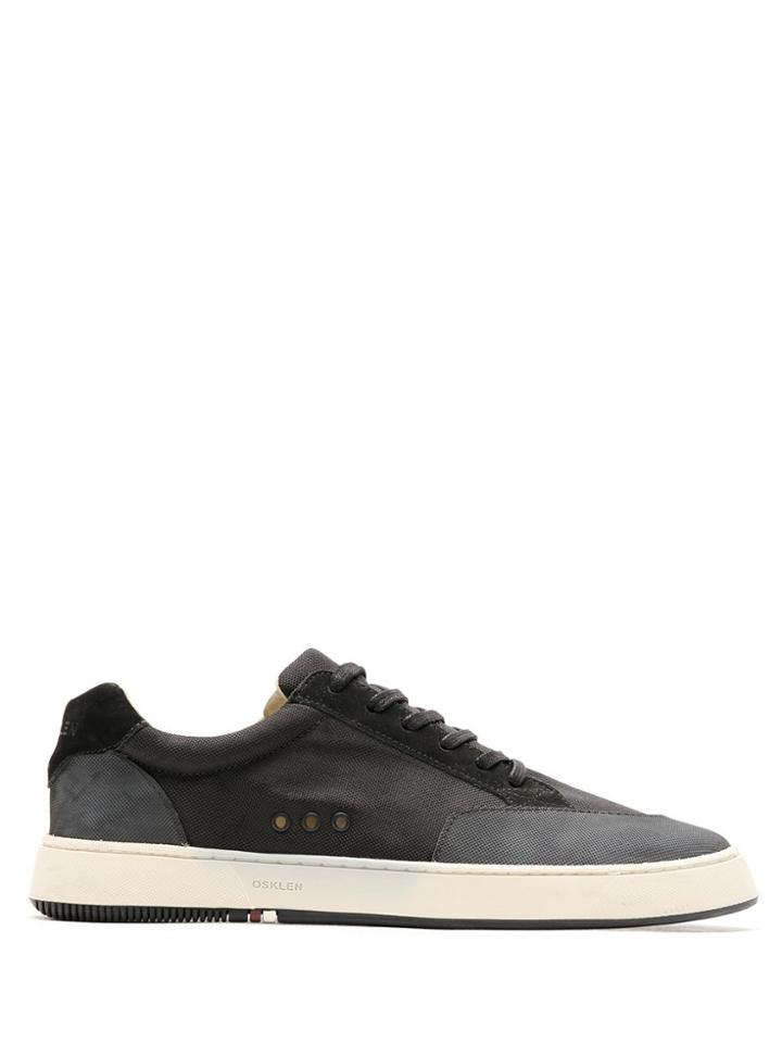 Osklen Soho Trip Leather Sneakers - Black
