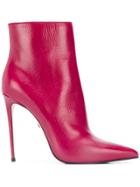Le Silla Eva 120mm Ankle Boots - Red