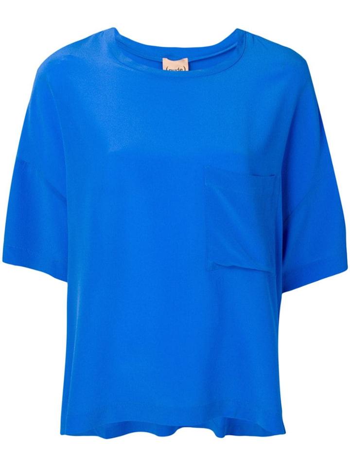 Nude Loose Fit Top - Blue
