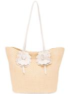 Miu Miu Woven Strap Tote - Neutrals
