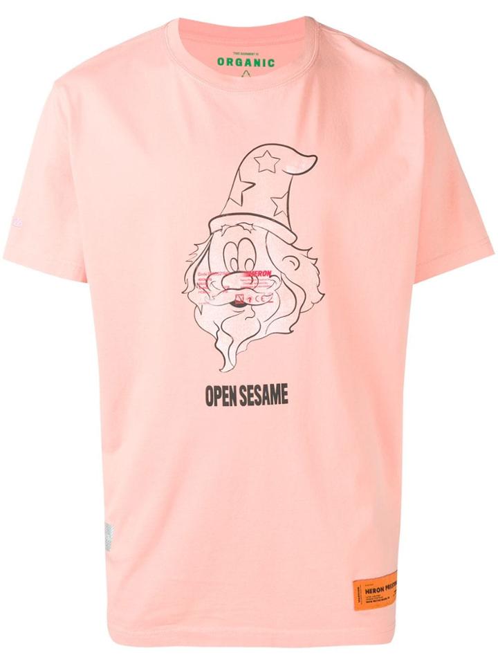 Heron Preston 'open Sesame' T-shirt - Orange
