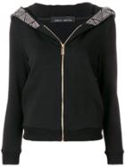 Frankie Morello Micro Stud Hoodie - Black