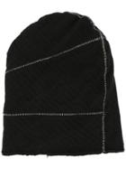 Thom Krom Stitch Detailed Beanie - Black