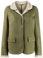 Ermanno Scervino Shearling Lining Button Jacket - Green