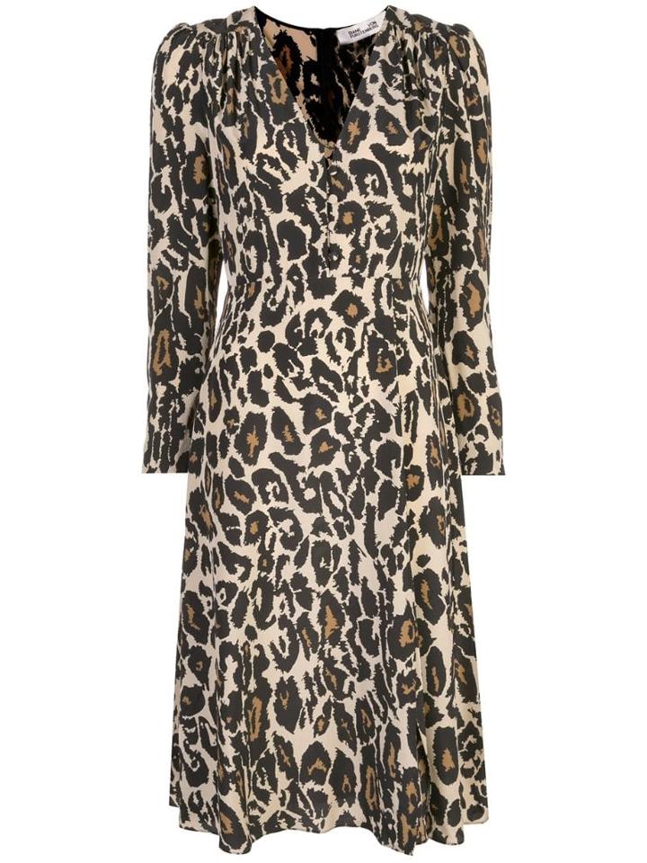 Diane Von Furstenberg Viviana Midi Dress - Black