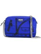 Moschino Trompe-l'oeil Shoulder Bag - Blue