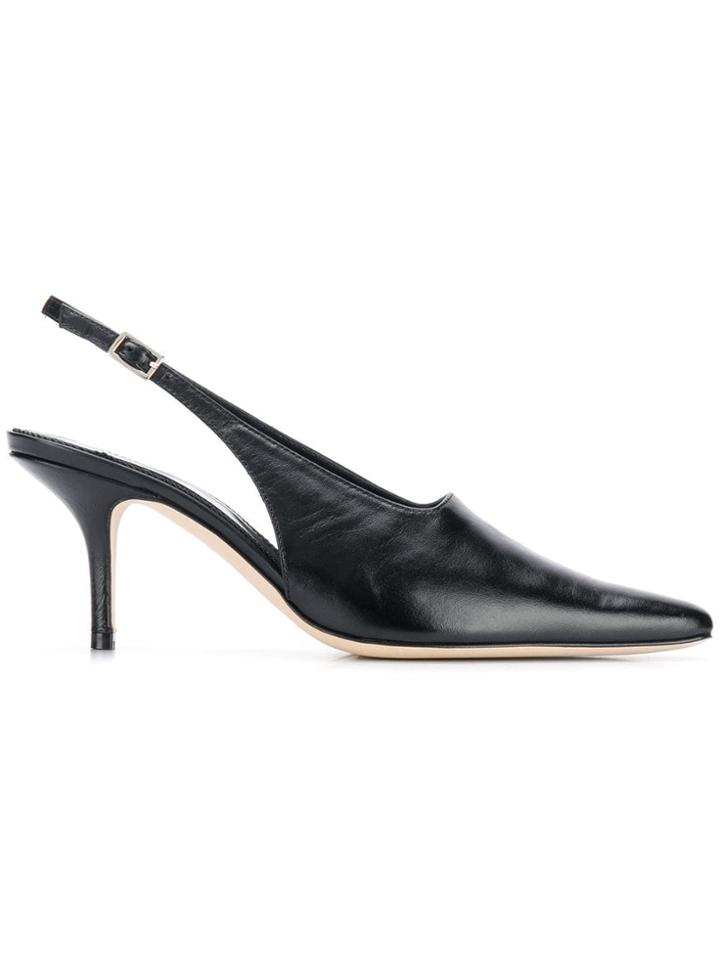 Dorateymur Groupie Mule Ii Slingback Pumps - Black