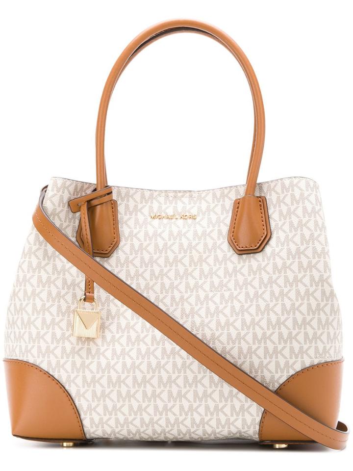 Michael Michael Kors Mercer Gallery Monogram Tote - Brown
