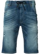 Diesel Denim Shorts, Men's, Size: 30, Blue, Cotton/polyester/spandex/elastane