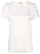 Saint Laurent Dotted T-shirt - White
