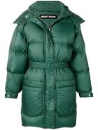 Ienki Ienki Belted Oversized Padded Jacket - Green