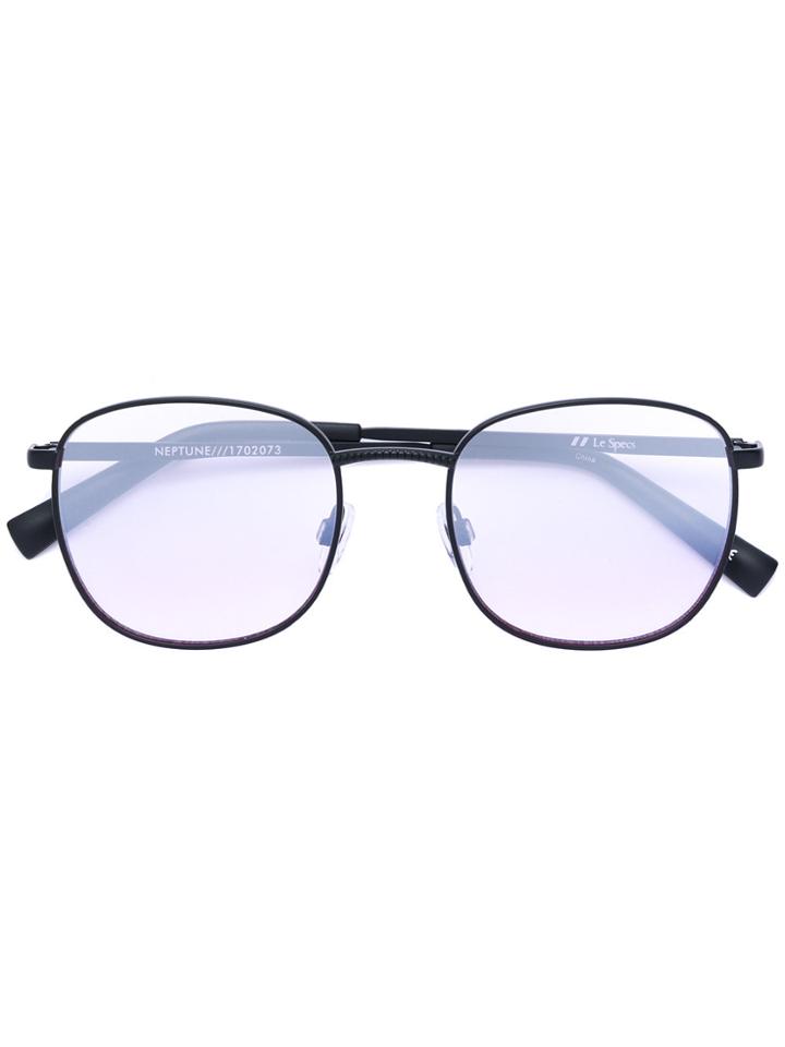 Le Specs Square Tinted Sunglasses - Black