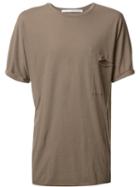 Isabel Benenato Pocket T-shirt, Men's, Size: Medium, Green, Cotton