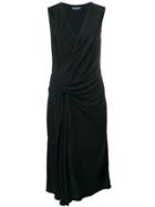 Salvatore Ferragamo Pre-owned V-neck Dress - Black