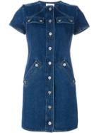 Courrèges R02 Denim Dress, Women's, Size: 40, Blue, Cotton