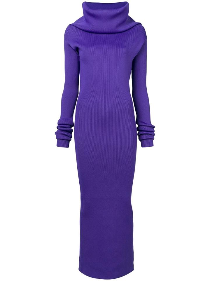 Marni High Neck Tube Dress - Purple