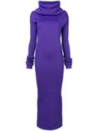 Marni High Neck Tube Dress - Purple
