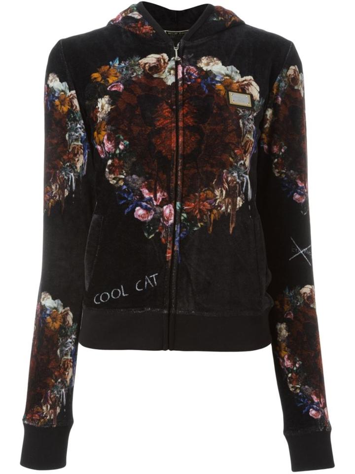 Philipp Plein Cuddie Me Hoodie, Women's, Size: M, Black, Cotton/modal/polyester