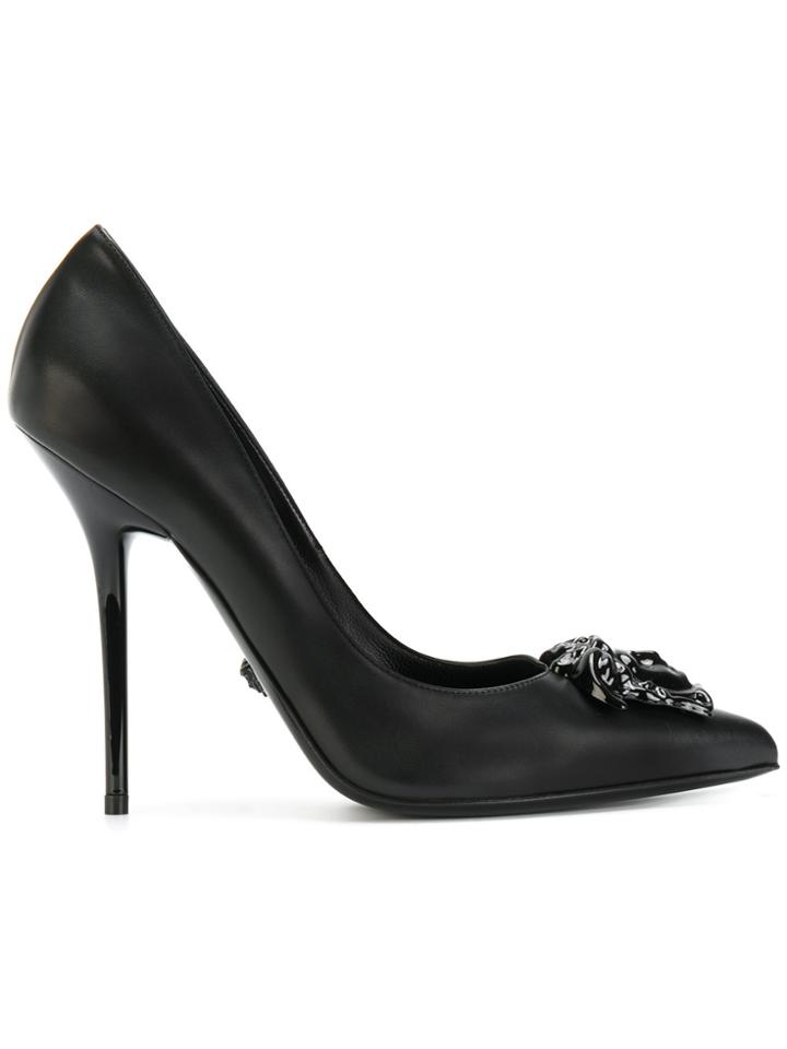 Versace Medusa Palazzo Pumps - Black