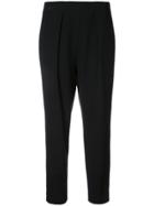 Natori Tapered Cropped Trousers - Black