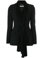 Givenchy Fitted Draped Cardigan - Black