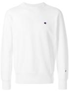 Champion Embroidered Logo Sweatshirt - White