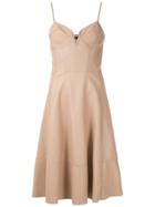 Tufi Duek Vestido Midi Couro - Neutrals