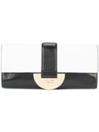 Dvf Diane Von Furstenberg Paneled Clutch Bag - Black