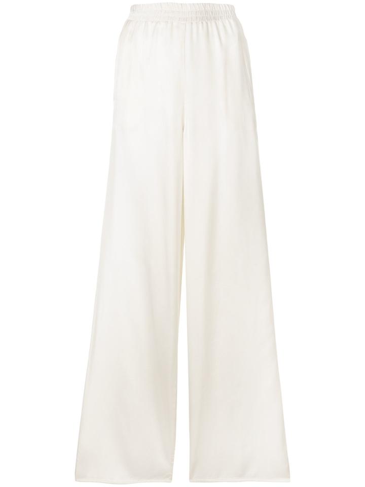 Nude Elastic Waist Trousers - Nude & Neutrals